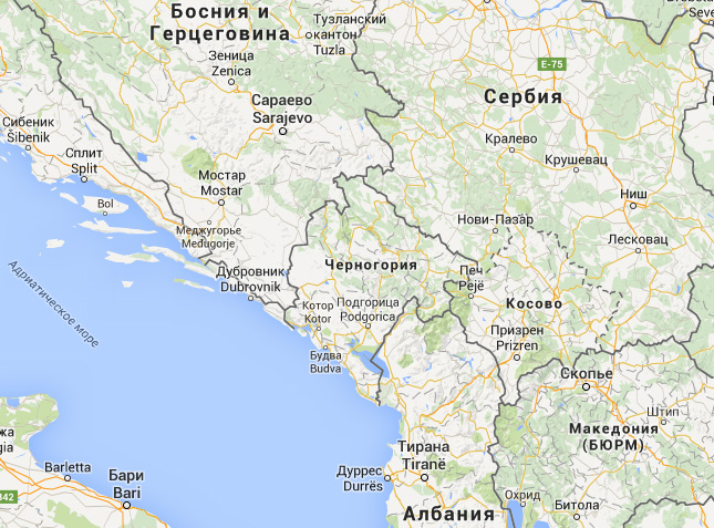 Сербия граничит с какими. Черногория границы на карте. Албания и Черногория на карте. Сербия и Черногория на карте. Сербия Хорватия Черногория на карте.